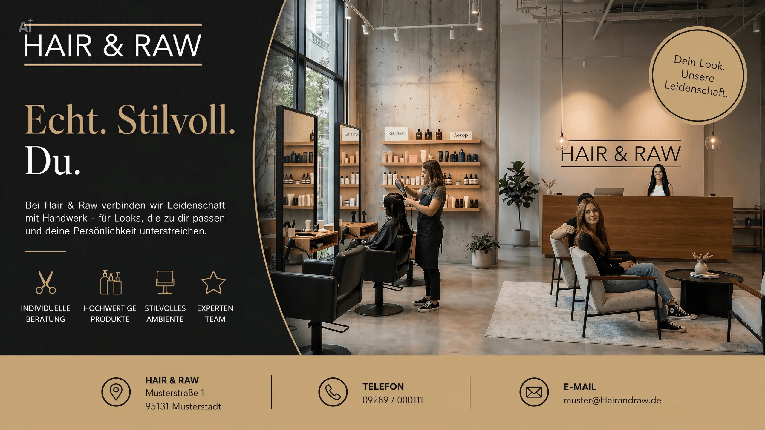 Friseur Werbeanzeige 1