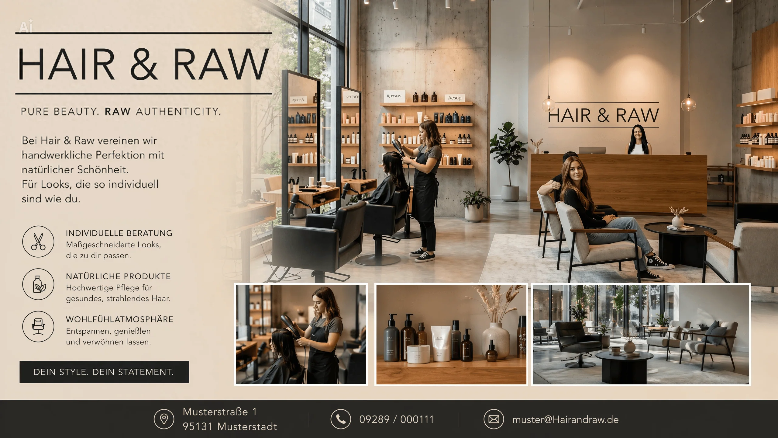Friseur Werbeanzeige 3